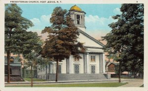 Presbyterian Church, Port Jervis, New York, Early Postcard, Unused