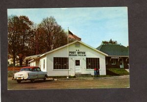 ME US Post Office Mechanic Falls Maine Postcard