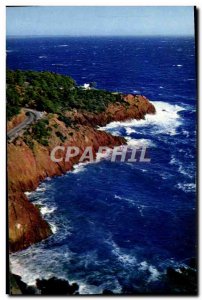 Modern Postcard The Cliffs Mediterranean Corniche d & # 39Or