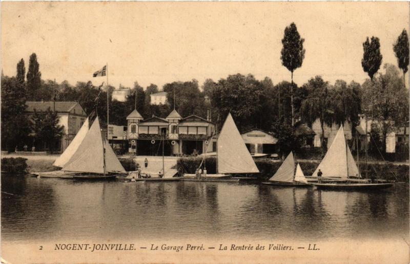 CPA NOGENT-JOINVILLE - Le Garage Perré - La Retrée des Voiliers (659428)