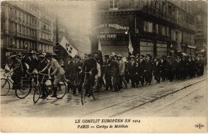 CPA PARIS - Le Conflict Européen en 1914 (81308)