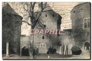 Postcard Old Orne surroundings Bagnoles Chateau de Lassay Inner Court