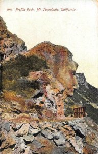 California CA   MOUNT TAMALPAIS~MT TAM  Profile Rock  MARIN CO  1910 Postcard