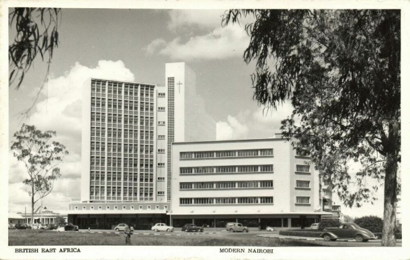 kenya, NAIROBI, British East Africa, Modern Nairobi (1950s) Skulina Pegas RPPC