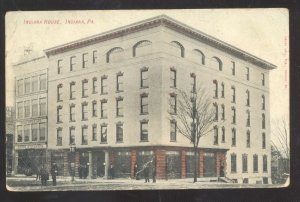 INDIANA PENNSYLVANIA PA. THE INDIANA HOUSE DOWNTOWN VINTAGE POSTCARD