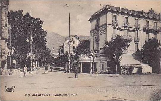 France Aix les Bains Avenue de la Gare