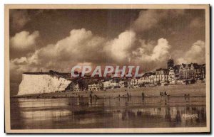 Old Postcard View Treport Mers The Seas Beach