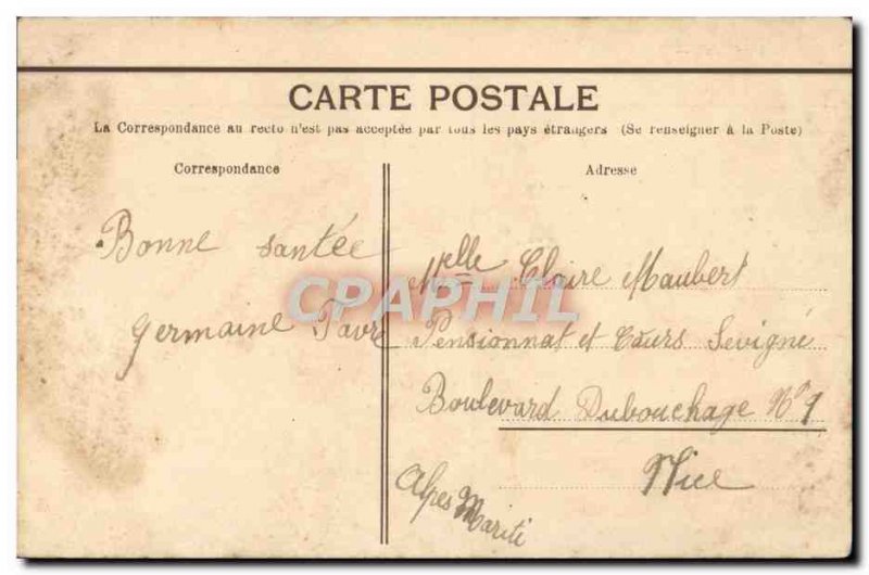 Postcard Old Cannes Ile Ste Marguerite Jail Bazaine