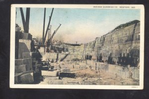 BEDFORD INDIANA QUARRIES COMPANY MINING VINTAGE POSTCARD