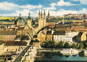 Germany Wuerzburg Blick von der Festung Marienberg