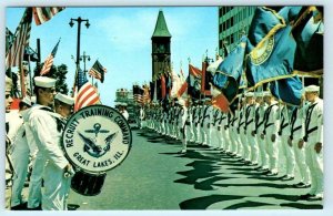 OLD MILWAUKEE DAYS, WI ~ Navy Sailors RECRUIT TRAINING COMMAND 1960s Postcard