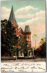 Postcard NY Port Jervis - Dutch Reformed Church of Deer Park