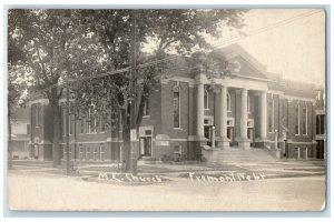 c1910 M.E. Church Fremont Nebraska NE Antique Unposted RPPC Photo Postcard