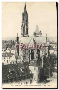 Old Postcard Senlis Apse of the Cathedral