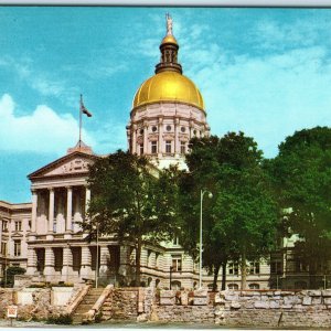 c1960s Atlanta, GA State Capitol Cost $1m Gold Dome Wall Chrome PC C.H Ruth A305