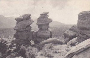 Colorado Colorado Spring Siamese Twins Garden Of The Gods Albertype