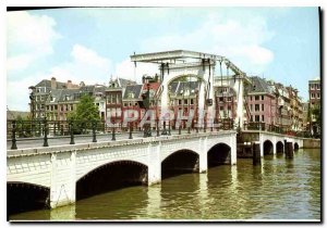 Postcard Modern Amsterdam Holland Amsterdam has over 800 bridges Here is the ...