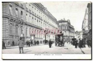 Postcard Former Bank of France Paris