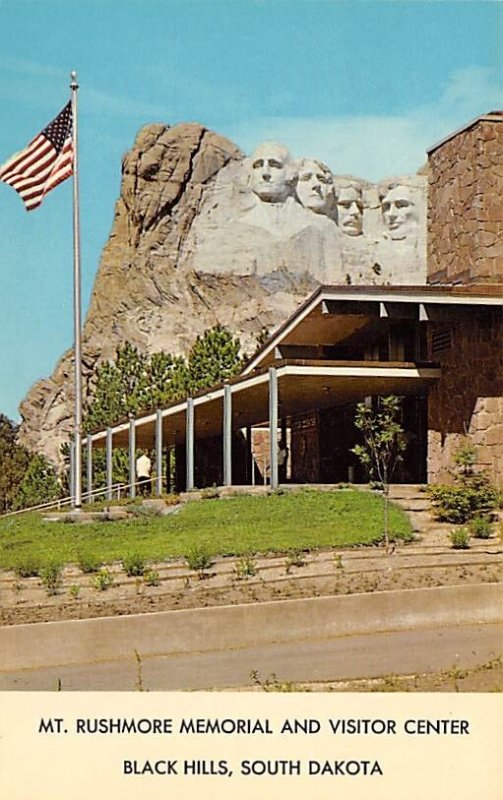 Mount Rushmore Memorial and visitor center Black Hills SD United