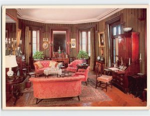 Postcard Drawing Room, Kingscote, Newport, Rhode Island