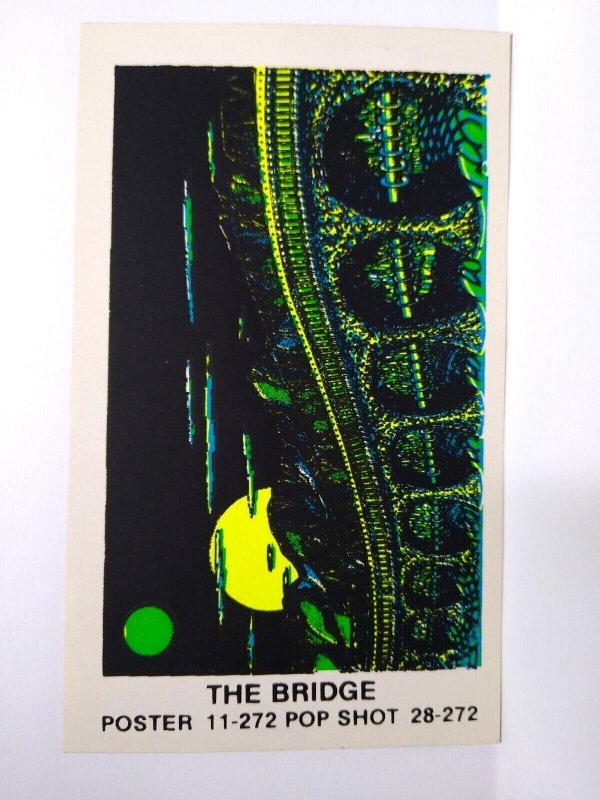 Pop Shot Sticker The Bridge Psychedelic Mod Hippy Art Vintage Tom Gatz 1960s