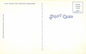 Toledo Ohio 1940s Linen Postcard Side & Front View Toldeo University