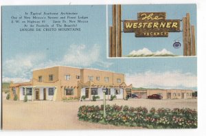 Postcard The Westerner Lodge Hotel Santa Fe New Mexico