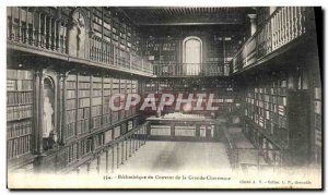 Old Postcard Library of Convent of the Grande Chartreuse