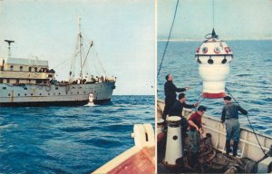 Sailing & navigation themed postcard ocean research vessel Tissier submersible