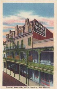 Louisiana New Orleans Antoines Restaurant 713 Saint Louis Street 1953