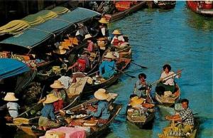 Thailand, Bankok, Wat Sai Floating Market, Vegetables, No. 687