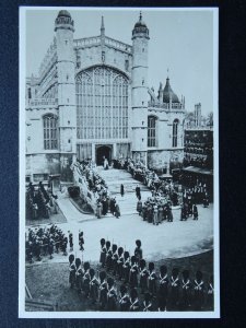 FUNERAL OF HIS LATE MAJESTY KING GEORGE V c1936 RP Postcard Raphael Tuck 3919M