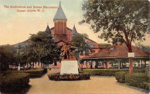 Ocean Grove New Jersey~Auditorium & Stokes Monument~Sign on Tree by Pavilion~'10