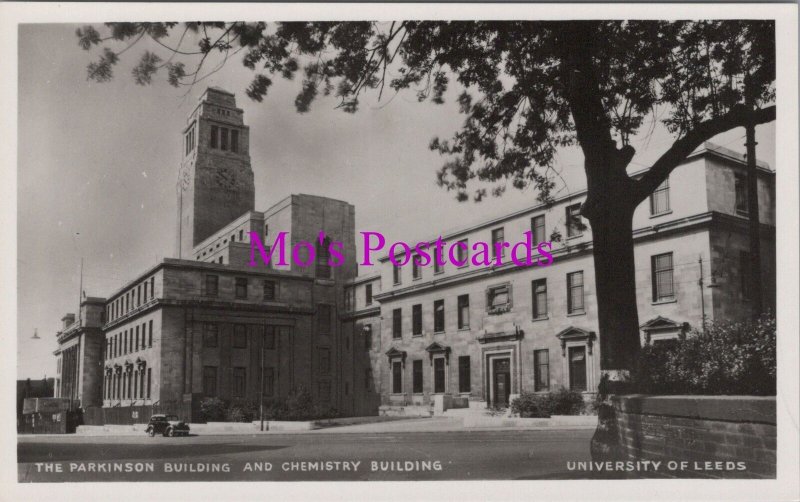 Yorkshire Postcard -Leeds University, The Parkinson Building & Chemistry RS37830