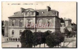 Avranches Old Postcard L & # City 39hotel