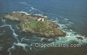 Cape Neddick The Nubble Light York, ME, USA Unused 