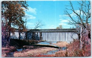 Postcard - Adams Covered Bridge - Indiana