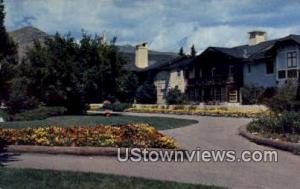 Flower Border, Challenger Inn Sun Valley ID 1964