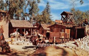 Prospectors rest at the Old Arastra Knott's Berry Farm, Ghost Town, Californi...