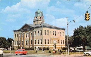 Adams County Court House West Union Ohio postcard