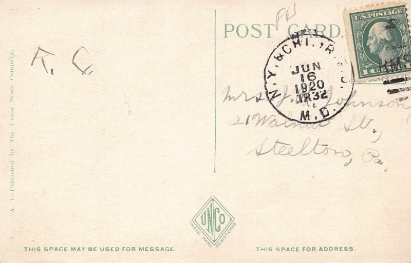 LPD25  Ohio Postcard: Ashtabula, Post Office