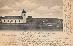 SWEDEN ~WIRESTAD VIRESTAD KYRKA~1902 JOH. JOHANSON PHOTO POSTCARD