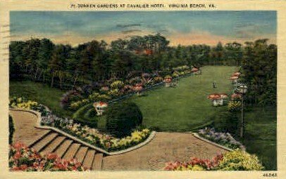 Sunken Gardens, Cavalier Hotel - Virginia Beachs, Virginia