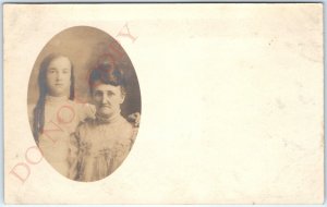 Pre-1907 Westerville, OH Women RPPC Actual Real Photograph UDB PC D.W Short A143