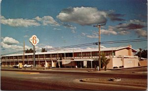 Vtg Las Cruces New Mexico NM Motel 6 1970s Chrome Roadside View Postcard