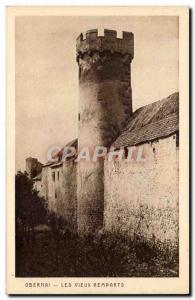 Old Postcard Obernai old ramparts