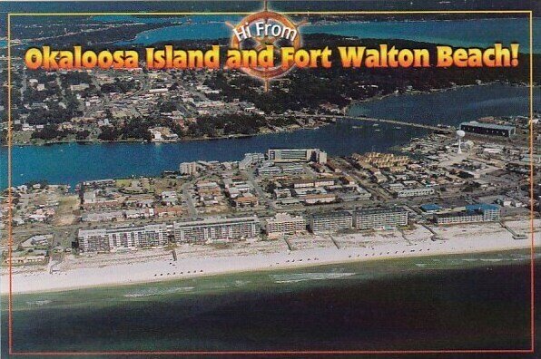 Hi From Okaloosa Island And Fort Walton Beach Florida