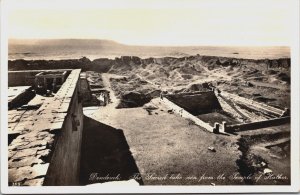 Egypt Denderah The Sacred Lake Seen From The Temple Vintage RPPC C084