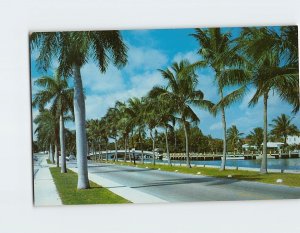 Postcard Las Olas Boulevard Fort Lauderdale Florida USA