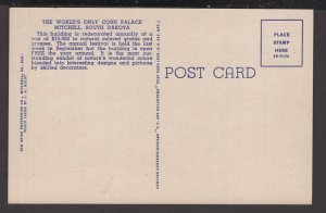 South Dakota Mitchell - Front View The World's Only Corn Palace - Linen